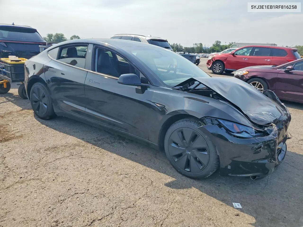 Auction sale of the 2024 Tesla Model 3 , vin: 5YJ3E1EB1RF816258, lot number: 61382396