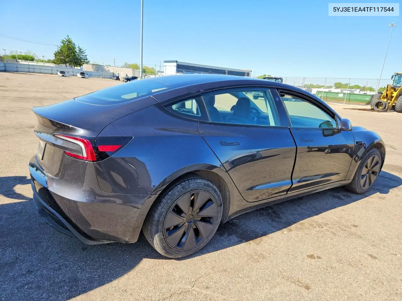 Auction sale of the 2026 Tesla Model 3 , vin: 5YJ3E1EA4TF117544, lot number: 49592656