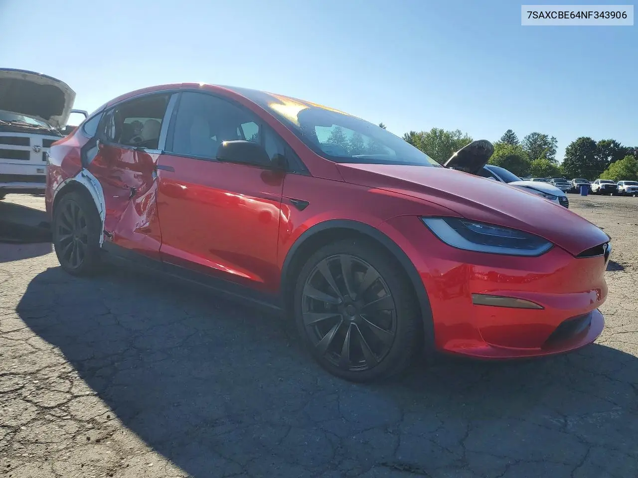 Auction sale of the 2022 Tesla Model X , vin: 7SAXCBE64NF343906, lot number: 64991166