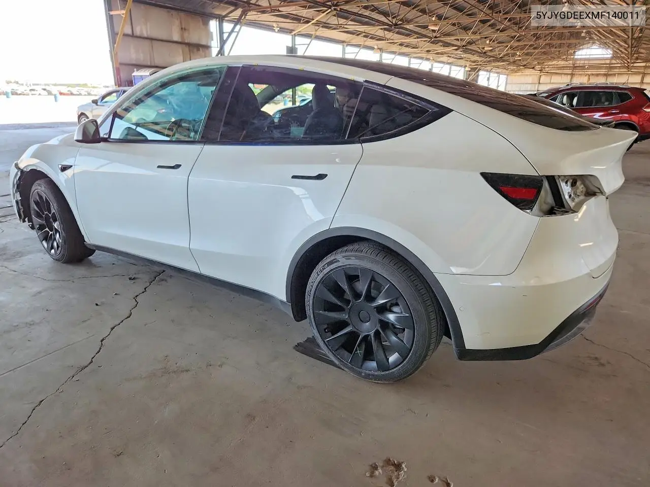 Auction sale of the 2021 Tesla Model Y , vin: 5YJYGDEEXMF140011, lot number: 59810316