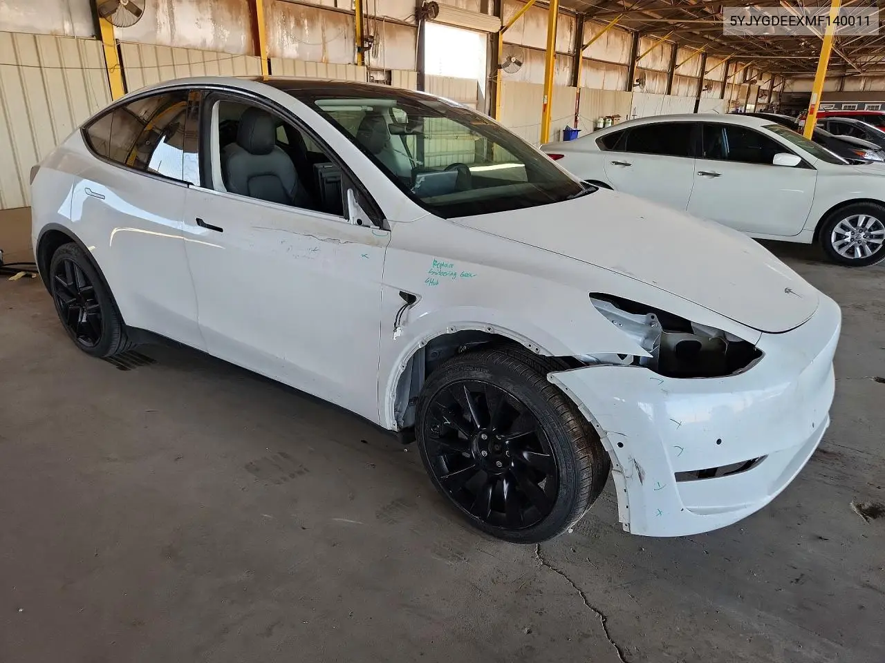 Auction sale of the 2021 Tesla Model Y , vin: 5YJYGDEEXMF140011, lot number: 59810316