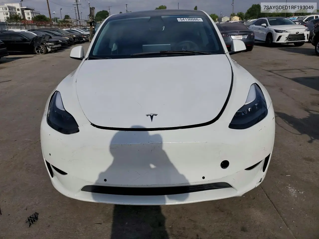 Auction sale of the 2024 Tesla Model Y , vin: 7SAYGDED1RF193049, lot number: 54130086