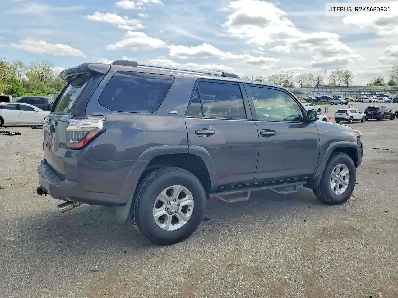 Auction sale of the 2019 Toyota 4Runner , vin: JTEBU5JR2K5680931, lot number: 49742606