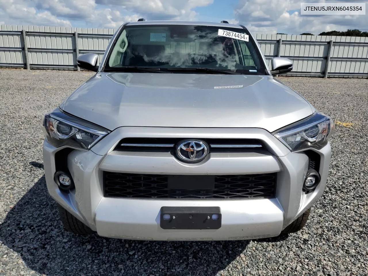 Auction sale of the 2022 Toyota 4Runner , vin: JTENU5JRXN6045354, lot number: 73874454