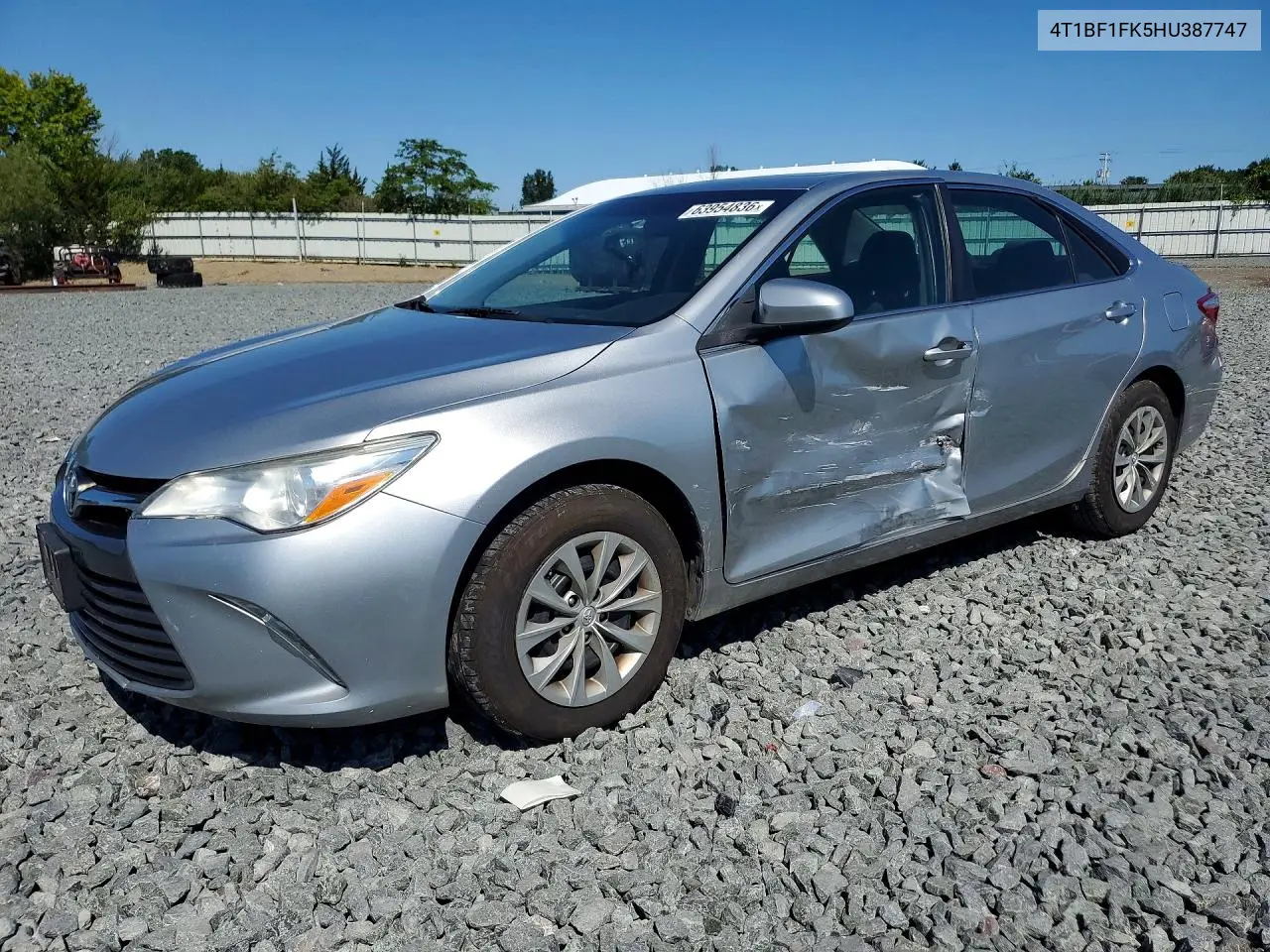 Auction sale of the 2017 Toyota Camry , vin: 4T1BF1FK5HU387747, lot number: 63954836