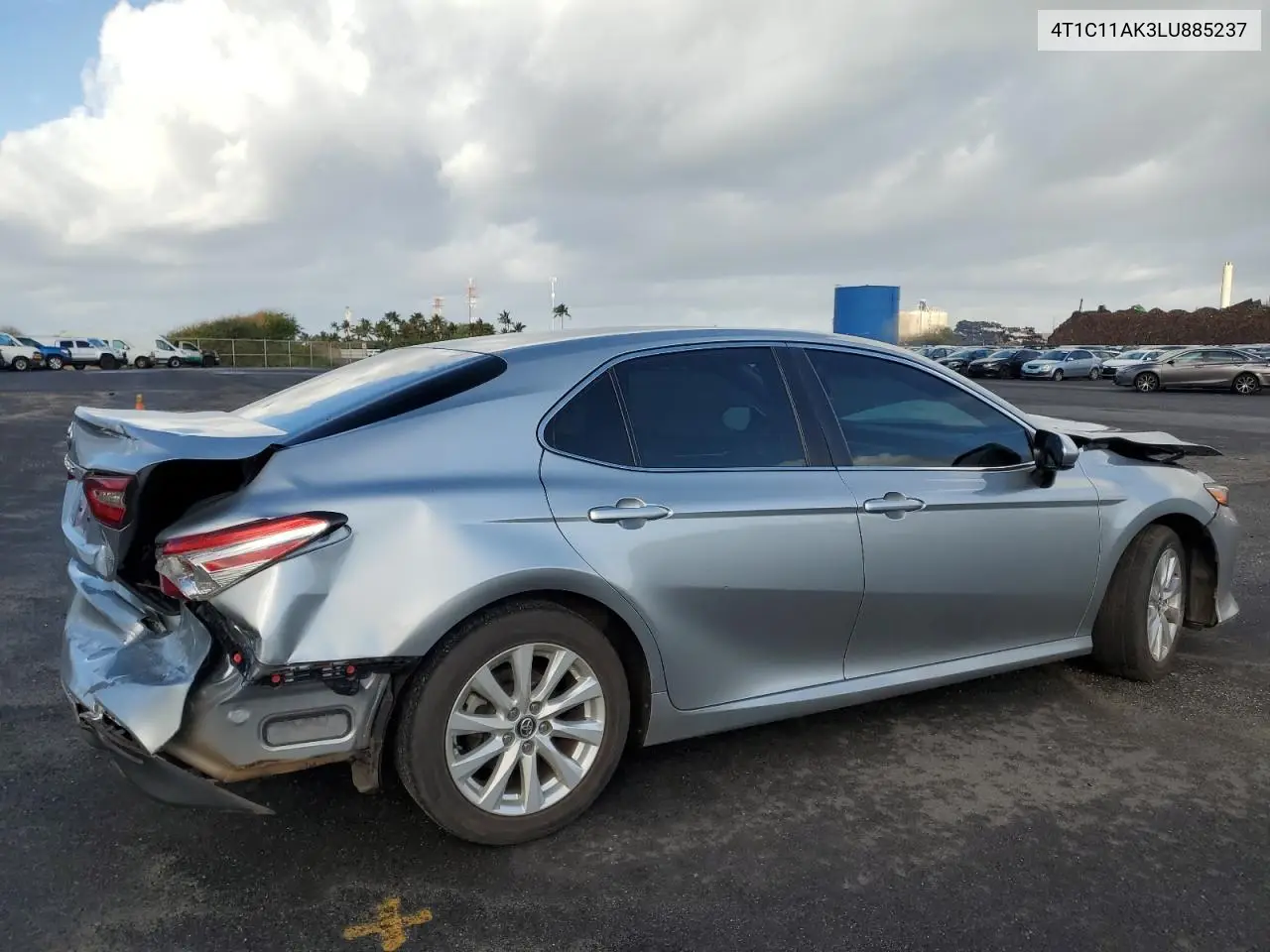 Auction sale of the 2020 Toyota Camry , vin: 4T1C11AK3LU885237, lot number: 43480725