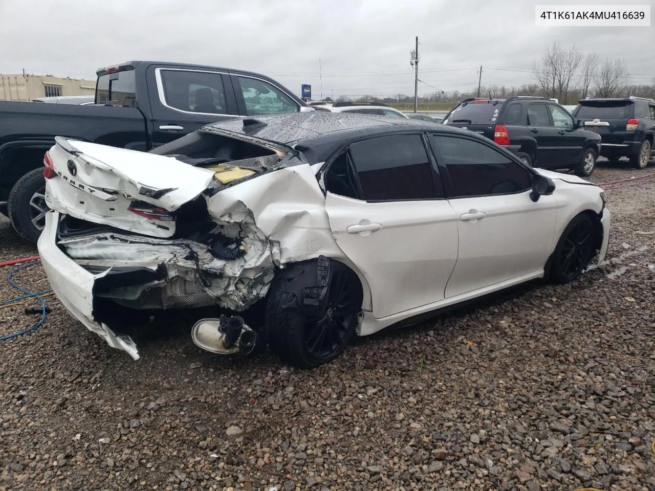 Auction sale of the 2021 Toyota Camry , vin: 4T1K61AK4MU416639, lot number: 45269844