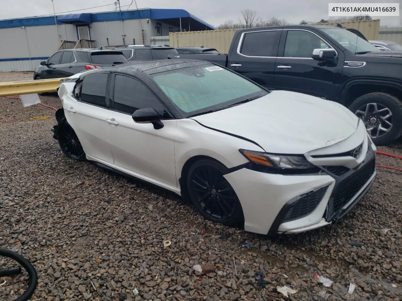 Auction sale of the 2021 Toyota Camry , vin: 4T1K61AK4MU416639, lot number: 45269844