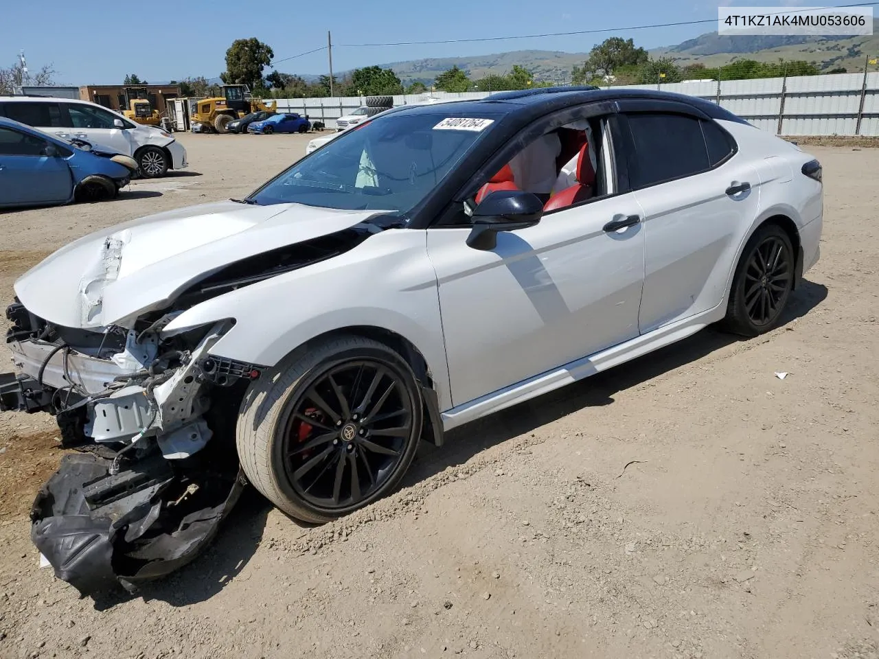 Auction sale of the 2021 Toyota Camry , vin: 4T1KZ1AK4MU053606, lot number: 54081264