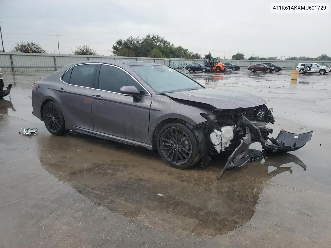 Auction sale of the 2021 Toyota Camry , vin: 4T1K61AKXMU601729, lot number: 69686364