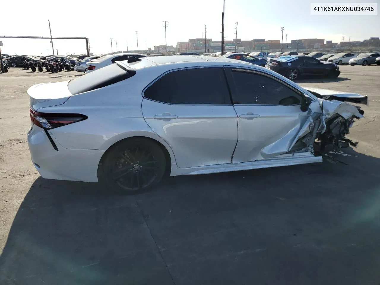 Auction sale of the 2022 Toyota Camry , vin: 4T1K61AKXNU034746, lot number: 67392764