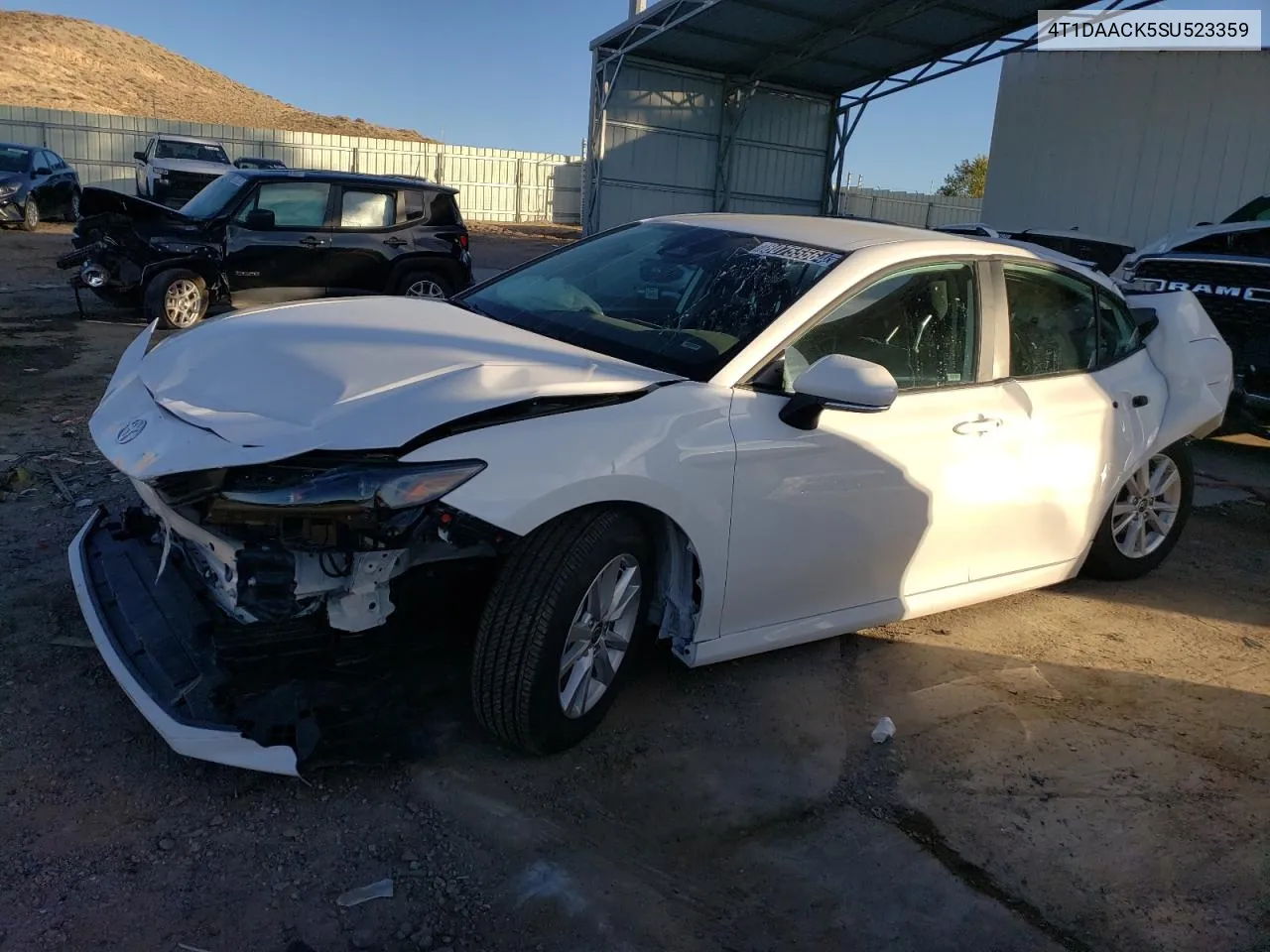 Auction sale of the 2025 Toyota Camry , vin: 4T1DAACK5SU523359, lot number: 80755564