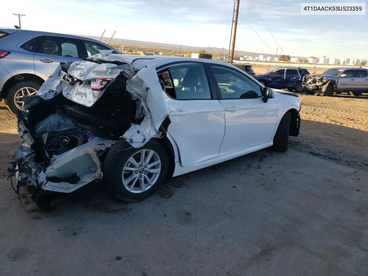 Auction sale of the 2025 Toyota Camry , vin: 4T1DAACK5SU523359, lot number: 80755564