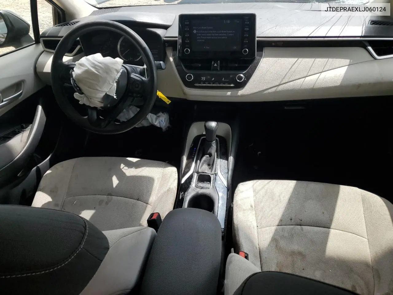 Auction sale of the 2020 Toyota Corolla , vin: JTDEPRAEXLJ060124, lot number: 53734005