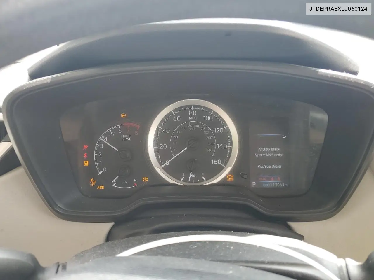 Auction sale of the 2020 Toyota Corolla , vin: JTDEPRAEXLJ060124, lot number: 53734005