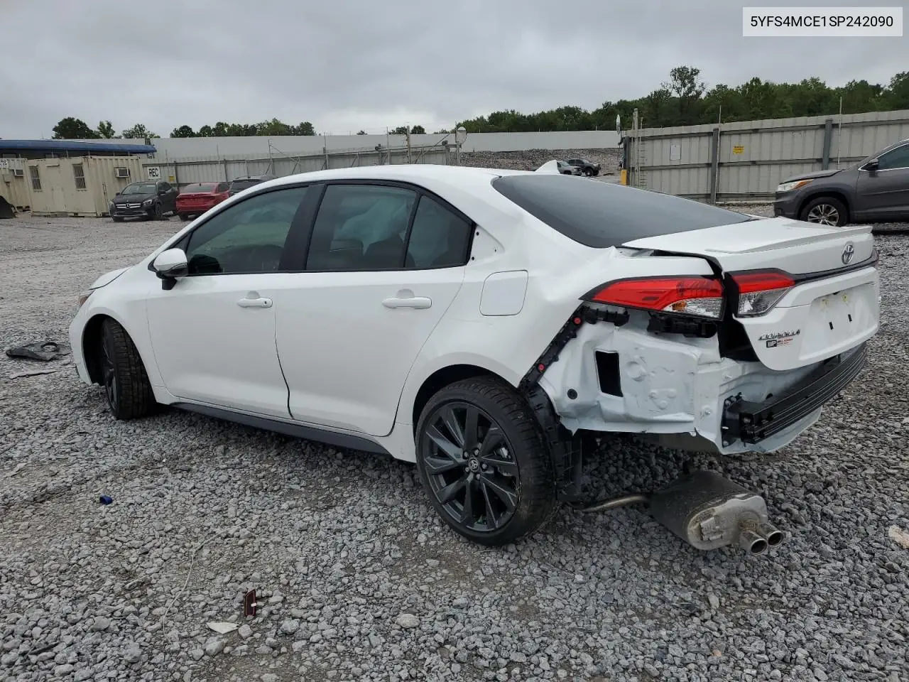Auction sale of the 2025 Toyota Corolla , vin: 5YFS4MCE1SP242090, lot number: 67407575