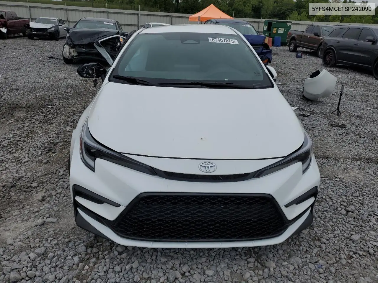 Auction sale of the 2025 Toyota Corolla , vin: 5YFS4MCE1SP242090, lot number: 67407575