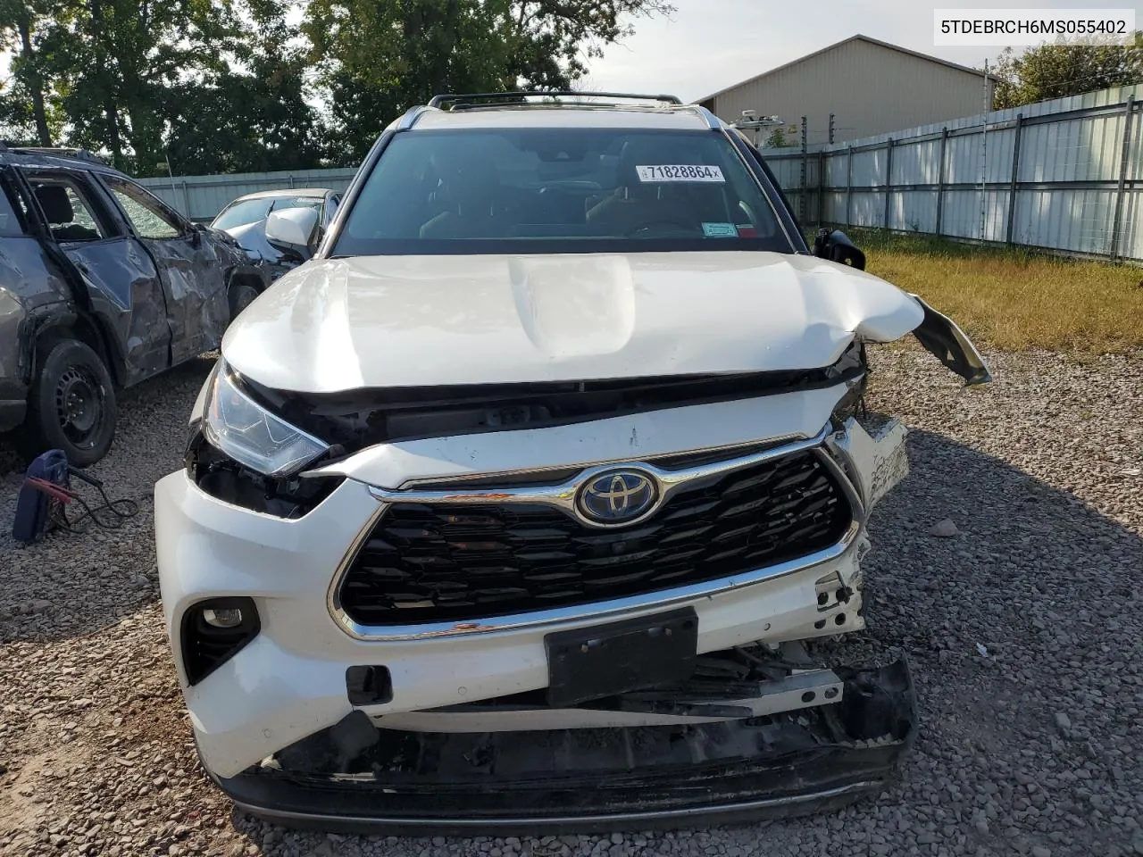 Auction sale of the 2021 Toyota Highlander , vin: 5TDEBRCH6MS055402, lot number: 71828864