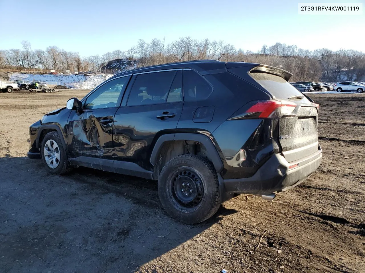 Auction sale of the 2019 Toyota RAV 4 , vin: 2T3G1RFV4KW001119, lot number: 42731475