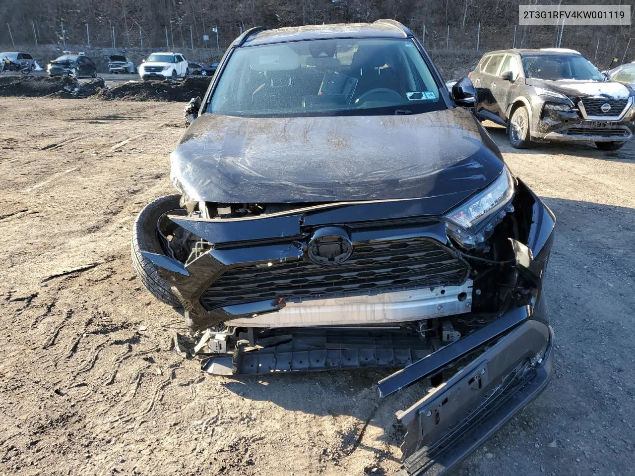 Auction sale of the 2019 Toyota RAV 4 , vin: 2T3G1RFV4KW001119, lot number: 42731475