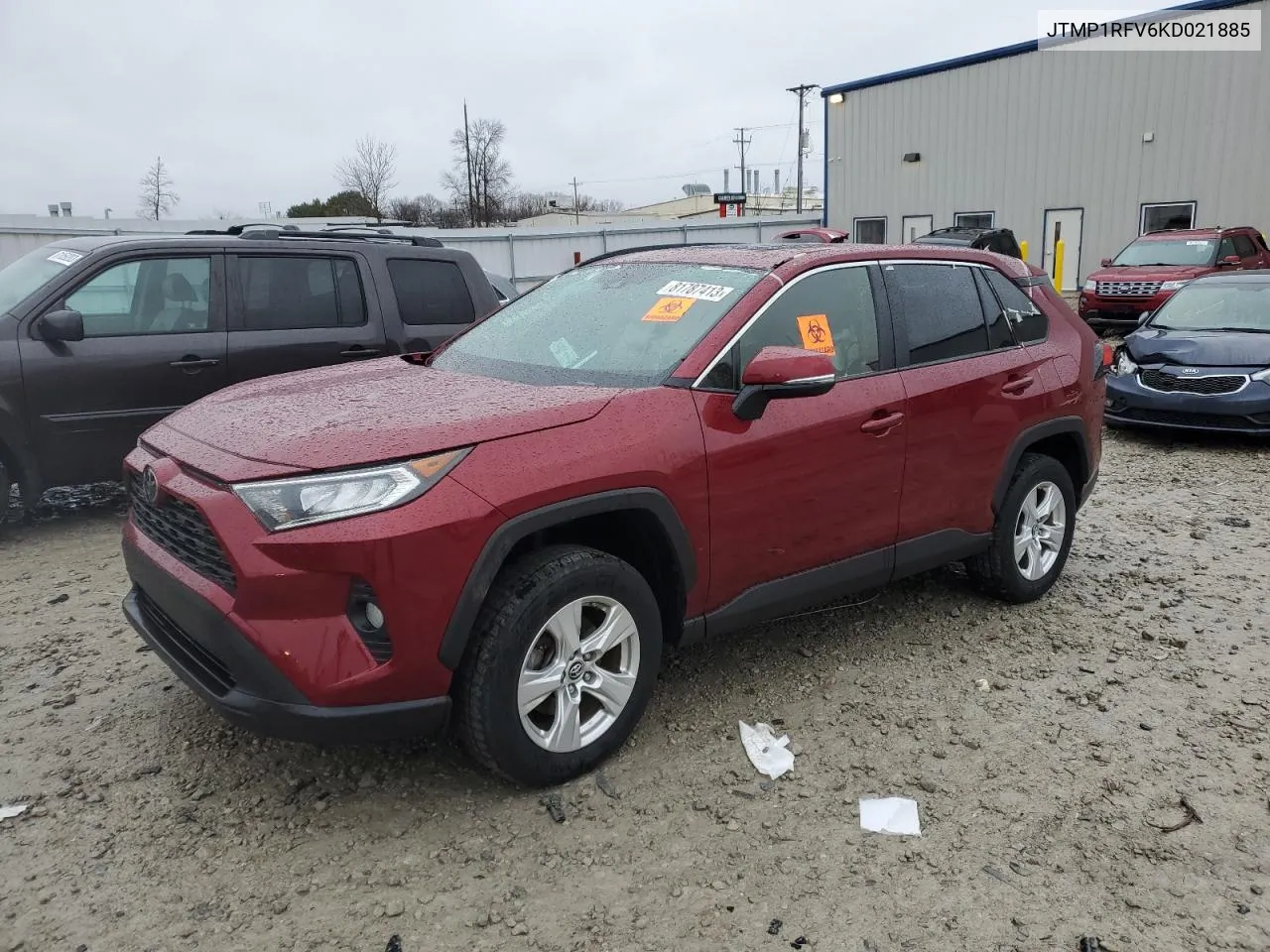 Auction sale of the 2019 Toyota RAV 4 , vin: JTMP1RFV6KD021885, lot number: 81787413