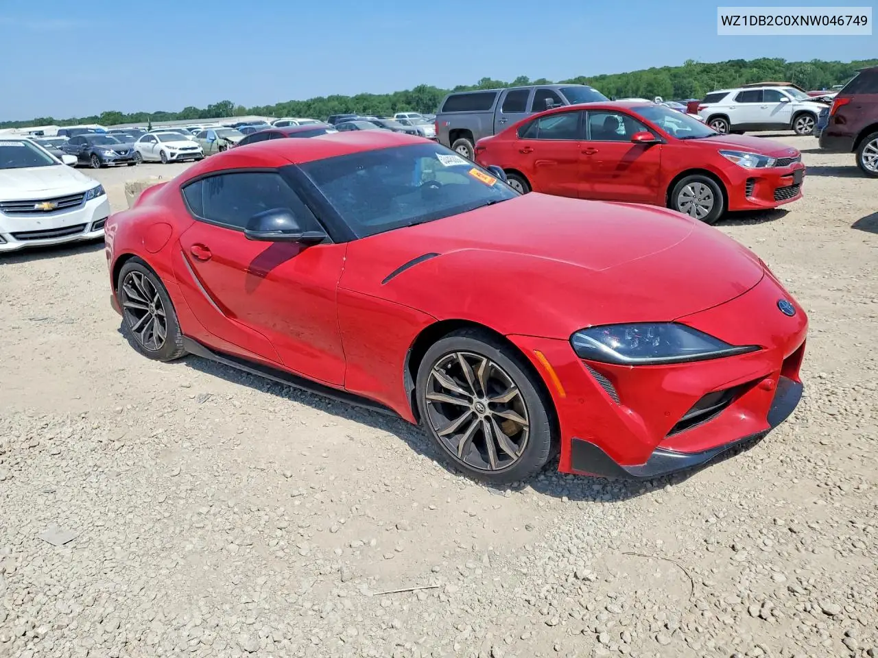 Auction sale of the 2022 Toyota Supra , vin: WZ1DB2C0XNW046749, lot number: 53445086