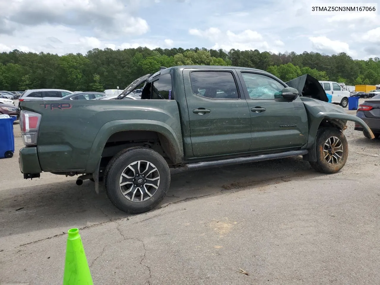 Auction sale of the 2022 Toyota Tacoma , vin: 3TMAZ5CN3NM167066, lot number: 50958884