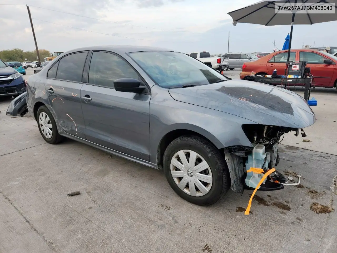 Auction sale of the 2016 Volkswagen Jetta , vin: 3VW267AJ7GM408040, lot number: 92762535