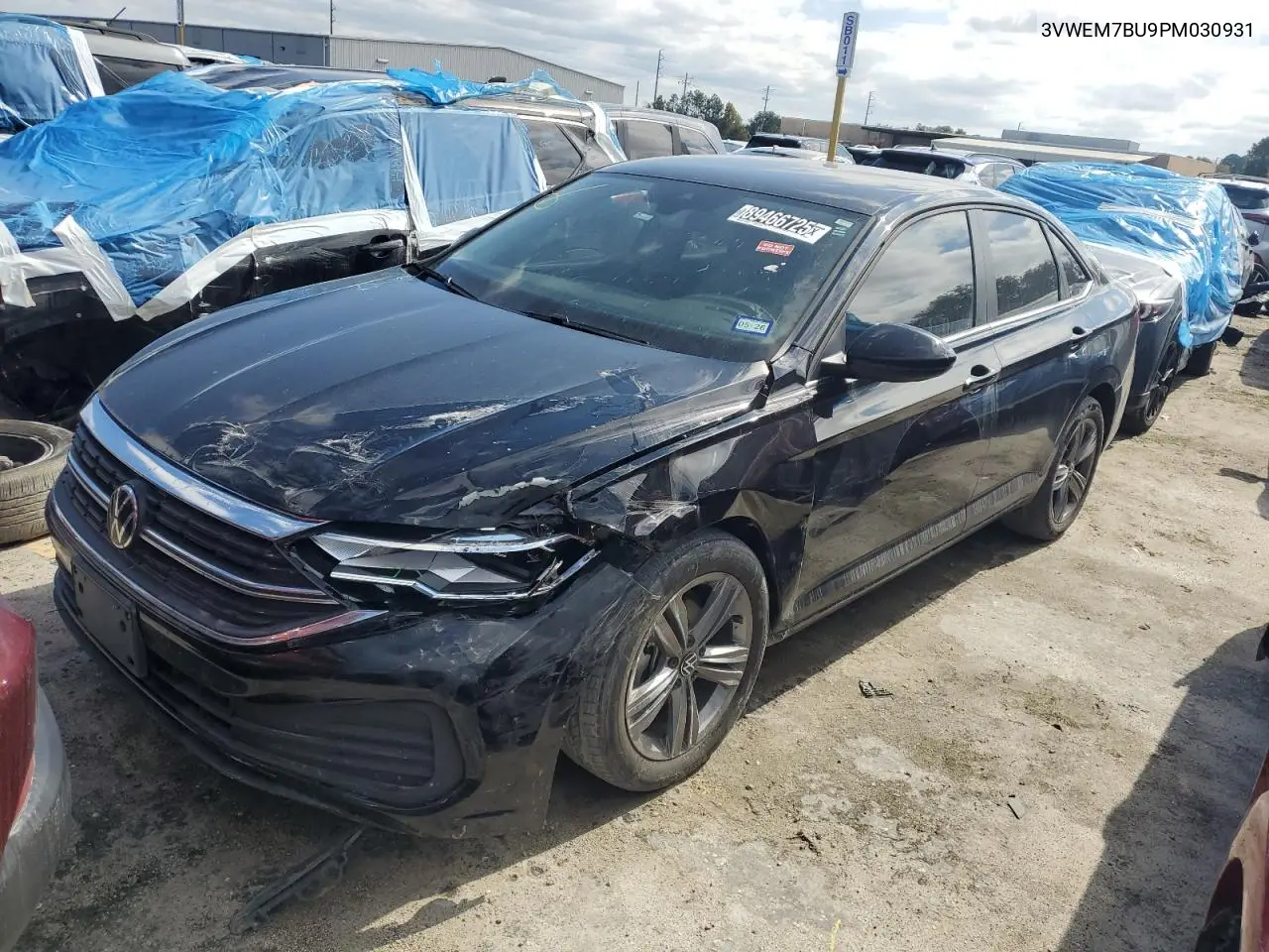 Auction sale of the 2023 Volkswagen Jetta , vin: 3VWEM7BU9PM030931, lot number: 89466725