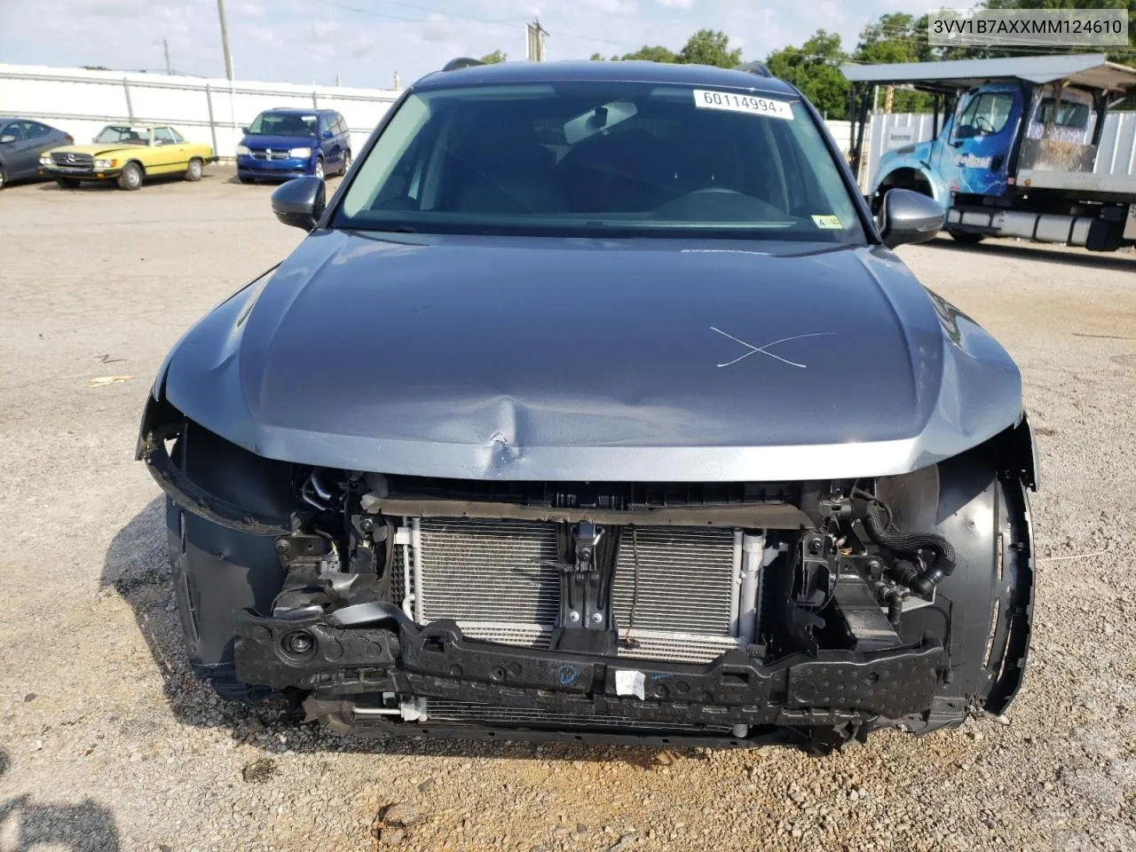 Auction sale of the 2021 Volkswagen Tiguan , vin: 3VV1B7AXXMM124610, lot number: 60114994