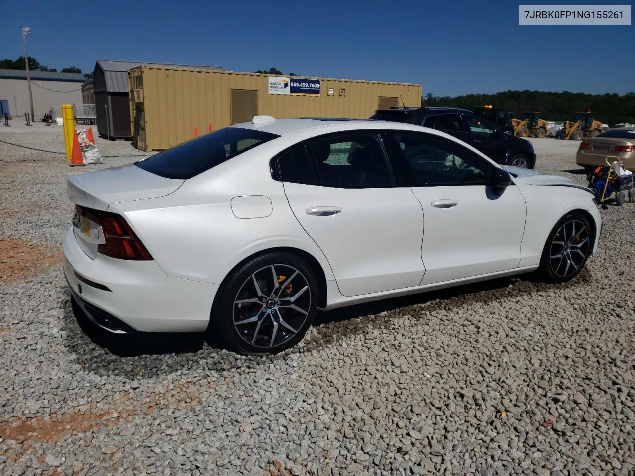 Auction sale of the 2022 Volvo S60 , vin: 7JRBK0FP1NG155261, lot number: 74921434