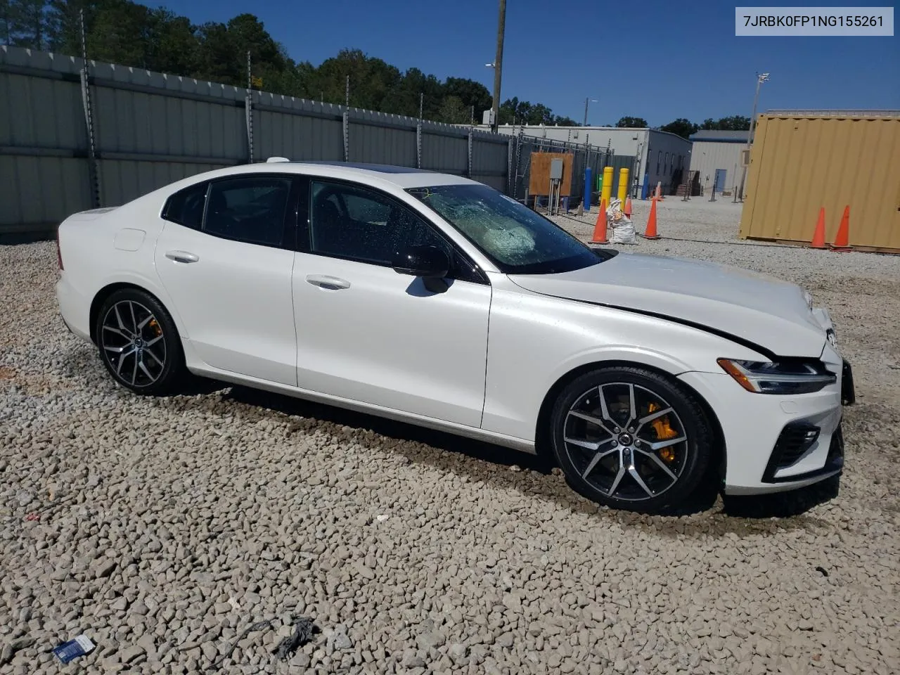 Auction sale of the 2022 Volvo S60 , vin: 7JRBK0FP1NG155261, lot number: 74921434