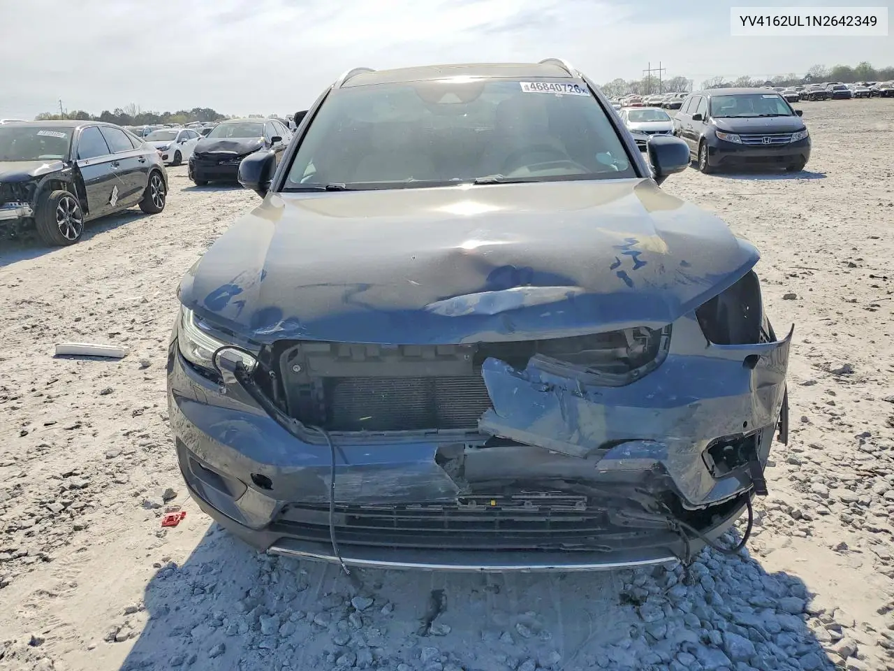 Auction sale of the 2022 Volvo XC40 , vin: YV4162UL1N2642349, lot number: 46840726
