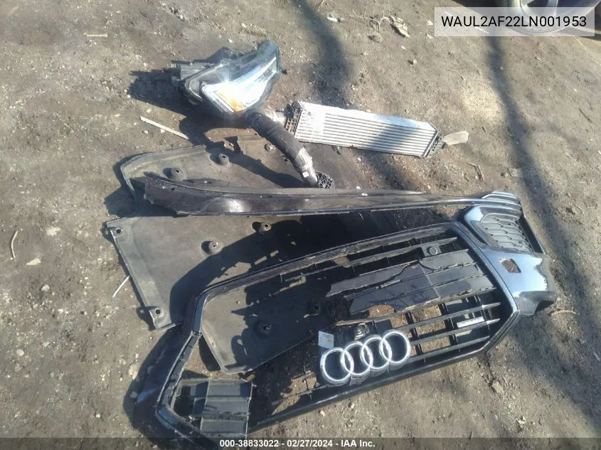 Auction sale of the 2020 Audi A6 , vin: WAUL2AF22LN001953, lot number: 38833022