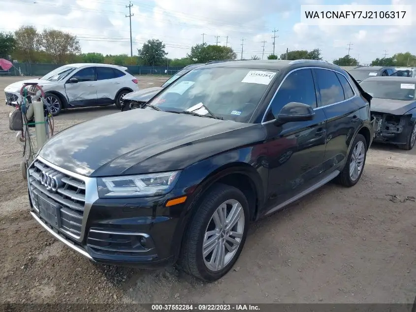 Auction sale of the 2018 Audi Q5 , vin: WA1CNAFY7J2106317, lot number: 37552284