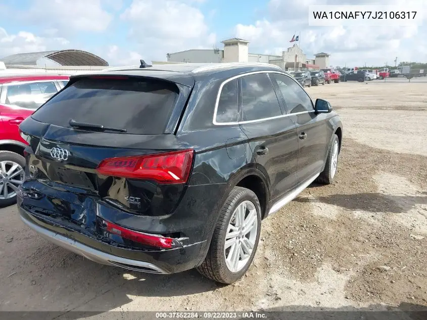 Auction sale of the 2018 Audi Q5 , vin: WA1CNAFY7J2106317, lot number: 37552284