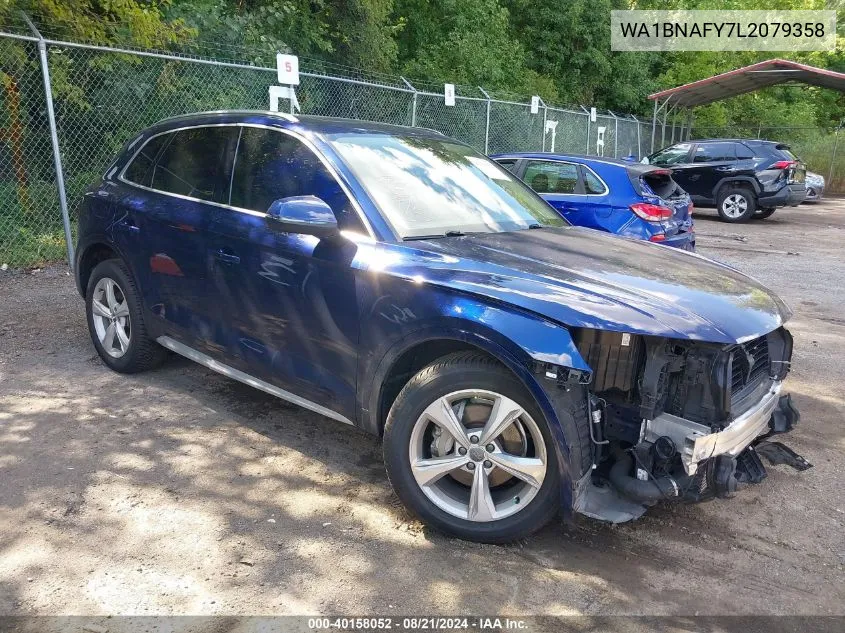 Auction sale of the 2020 Audi Q5 , vin: WA1BNAFY7L2079358, lot number: 40158052