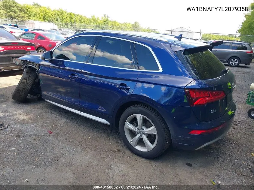 Auction sale of the 2020 Audi Q5 , vin: WA1BNAFY7L2079358, lot number: 40158052