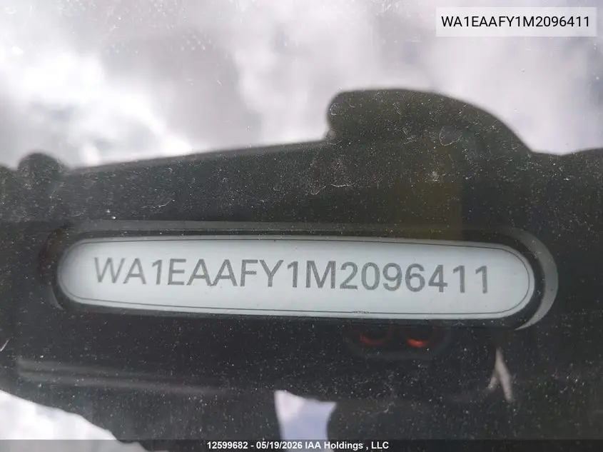 Auction sale of the 2021 Audi Q5 , vin: WA1EAAFY1M2096411, lot number: 12599682