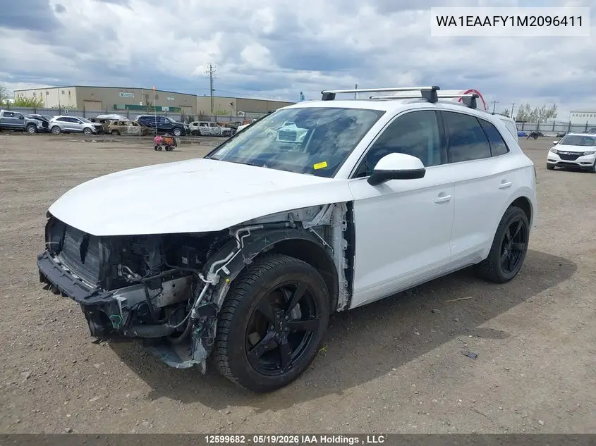 Auction sale of the 2021 Audi Q5 , vin: WA1EAAFY1M2096411, lot number: 12599682