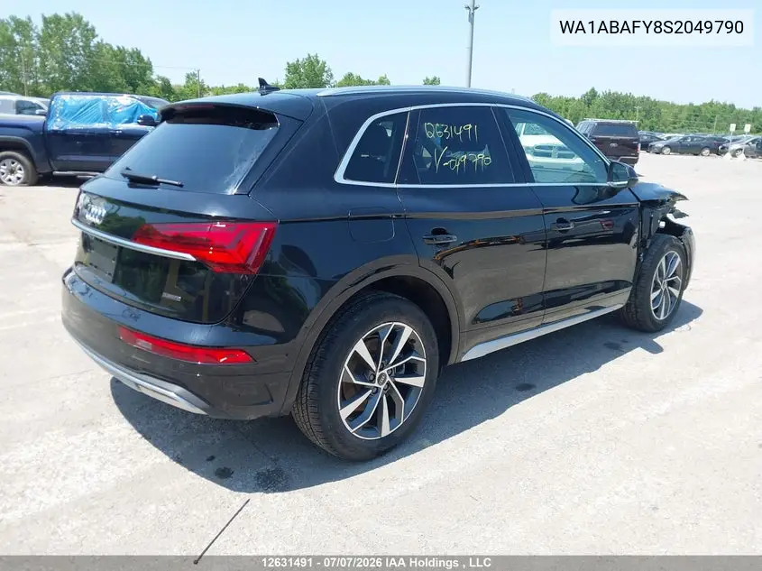 Auction sale of the 2025 Audi Q5 , vin: WA1ABAFY8S2049790, lot number: 12631491