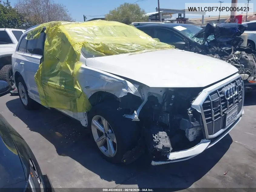 Auction sale of the 2023 Audi Q7 , vin: WA1LCBF76PD006421, lot number: 45339323