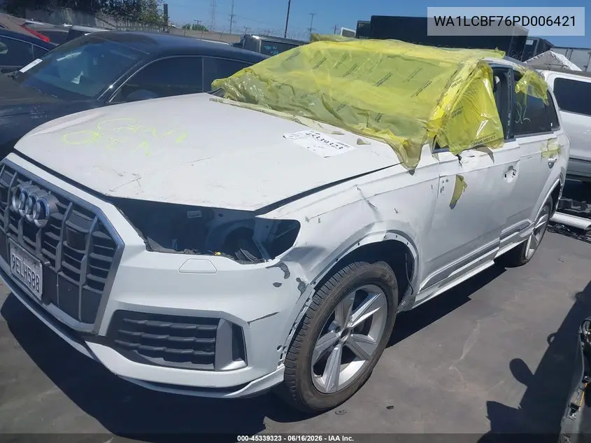 Auction sale of the 2023 Audi Q7 , vin: WA1LCBF76PD006421, lot number: 45339323
