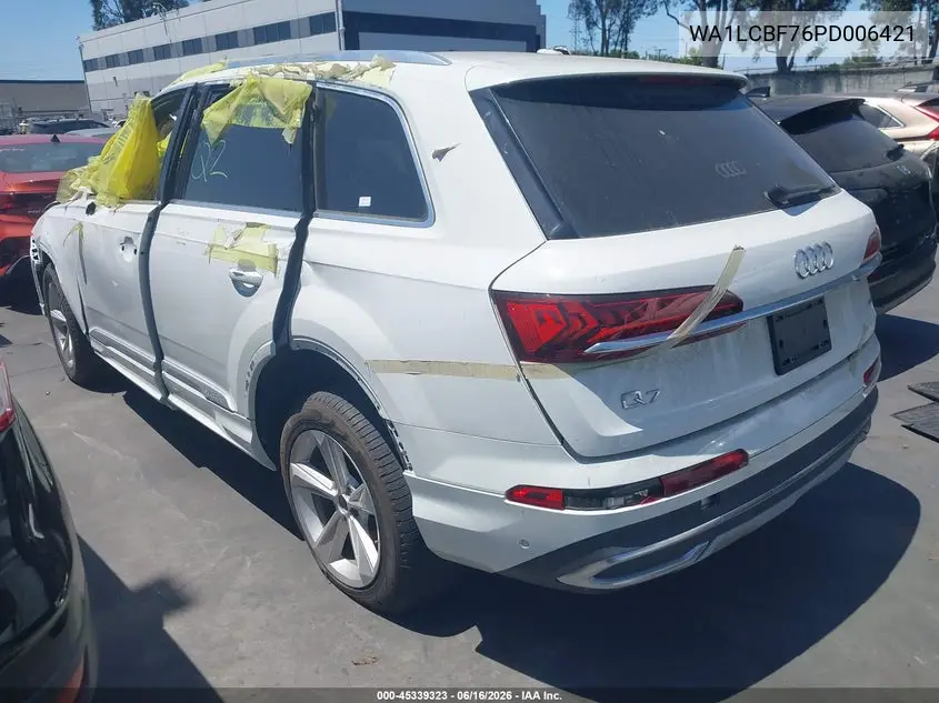 Auction sale of the 2023 Audi Q7 , vin: WA1LCBF76PD006421, lot number: 45339323