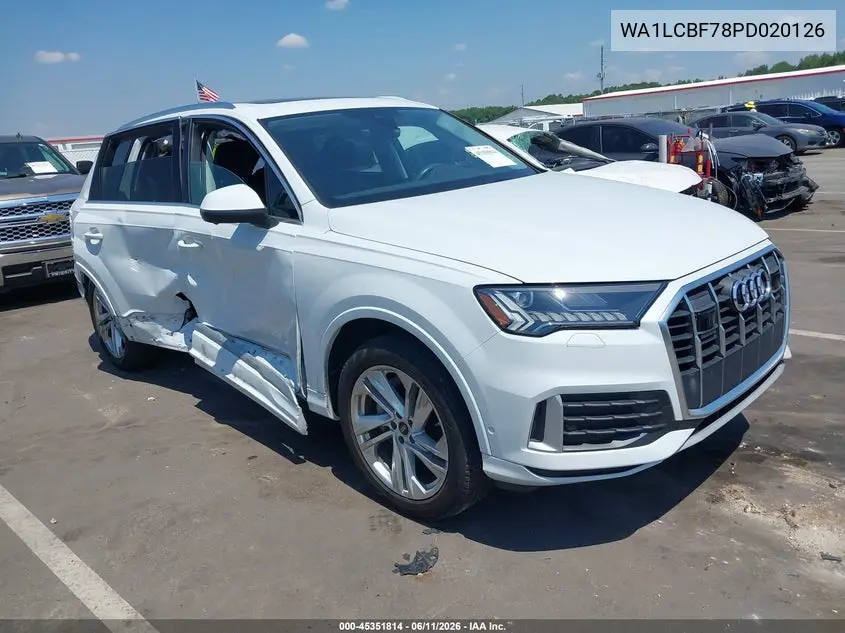 Auction sale of the 2023 Audi Q7 , vin: WA1LCBF78PD020126, lot number: 45351814