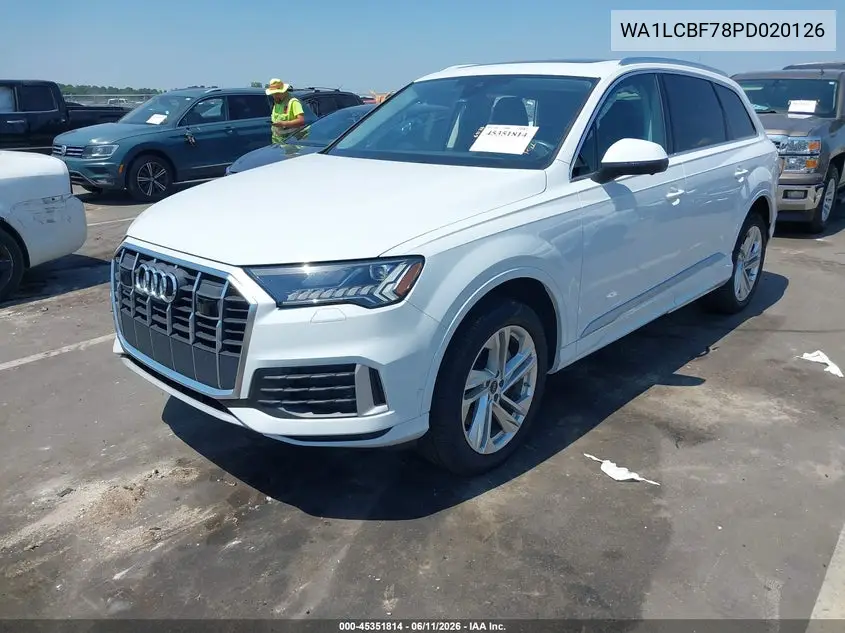 Auction sale of the 2023 Audi Q7 , vin: WA1LCBF78PD020126, lot number: 45351814