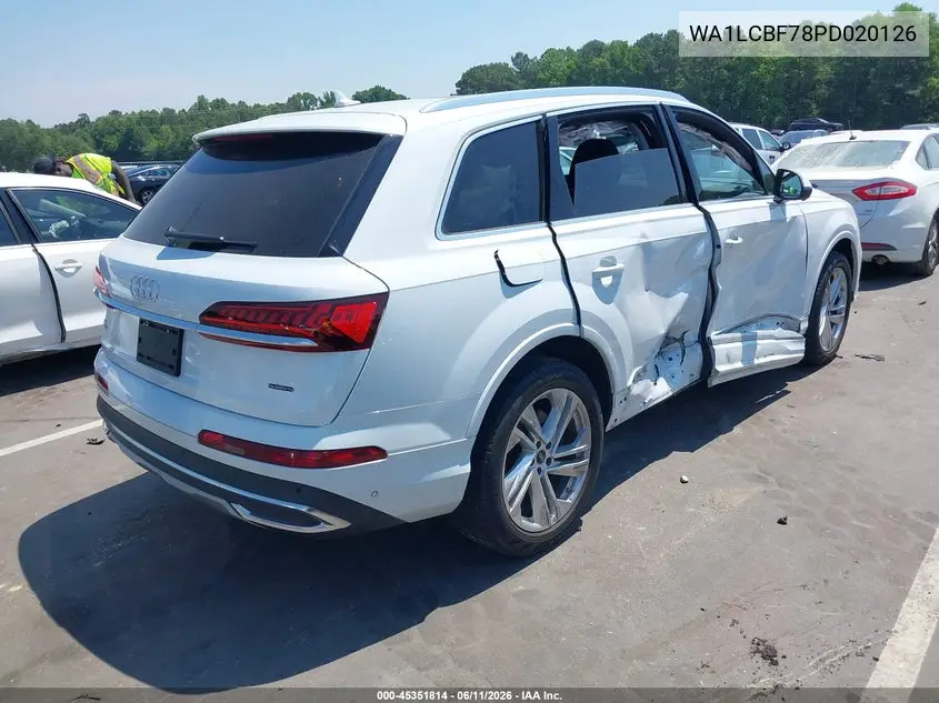 Auction sale of the 2023 Audi Q7 , vin: WA1LCBF78PD020126, lot number: 45351814