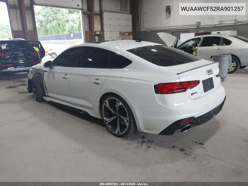 Auction sale of the 2024 Audi RS5 , vin: WUAAWCF52RA901257, lot number: 42987281