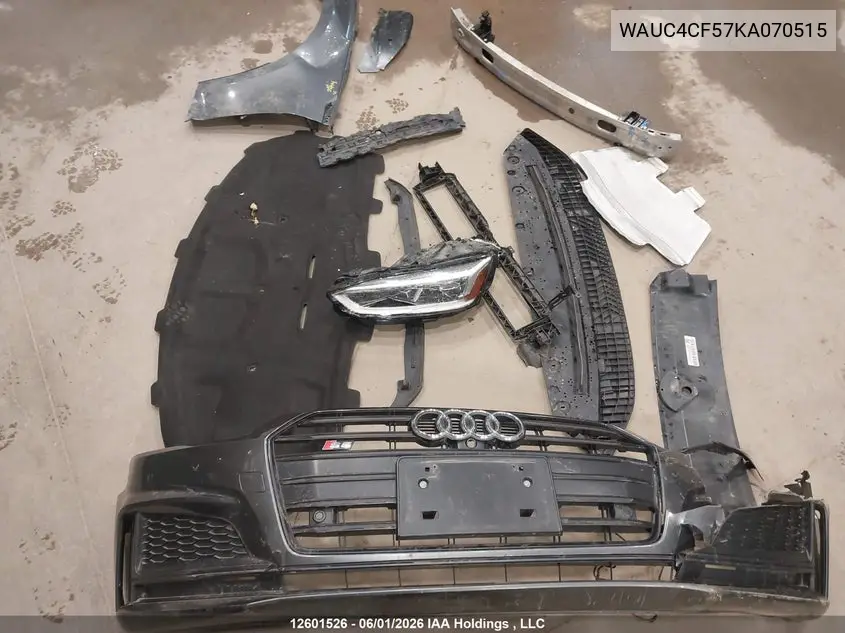 Auction sale of the 2019 Audi S5 , vin: WAUC4CF57KA070515, lot number: 12601526