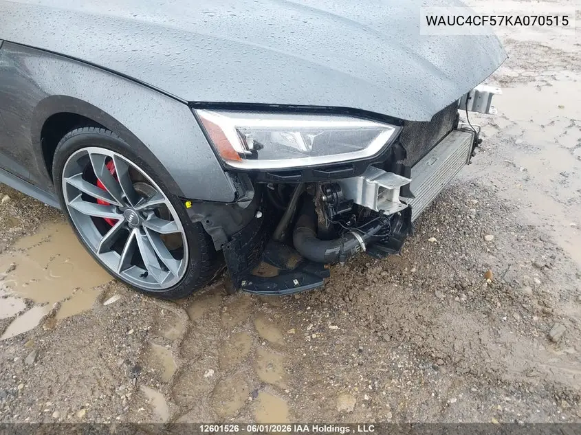 Auction sale of the 2019 Audi S5 , vin: WAUC4CF57KA070515, lot number: 12601526
